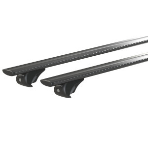 Barre portatutto in alu silence black per SKODA Superb Wagon 120cm