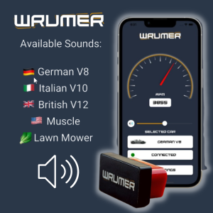 Wrumer - suoni del motore attraverso gli altoparlanti